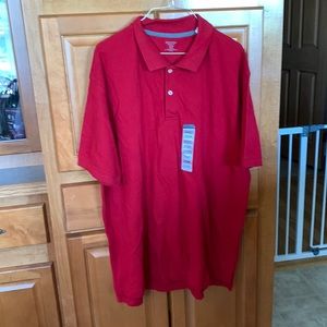 Red St. John’s bay polo. New with tags